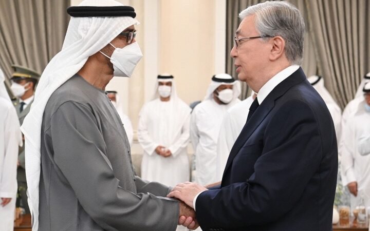 Kassym-Jomart Tokayev met with the UAE President