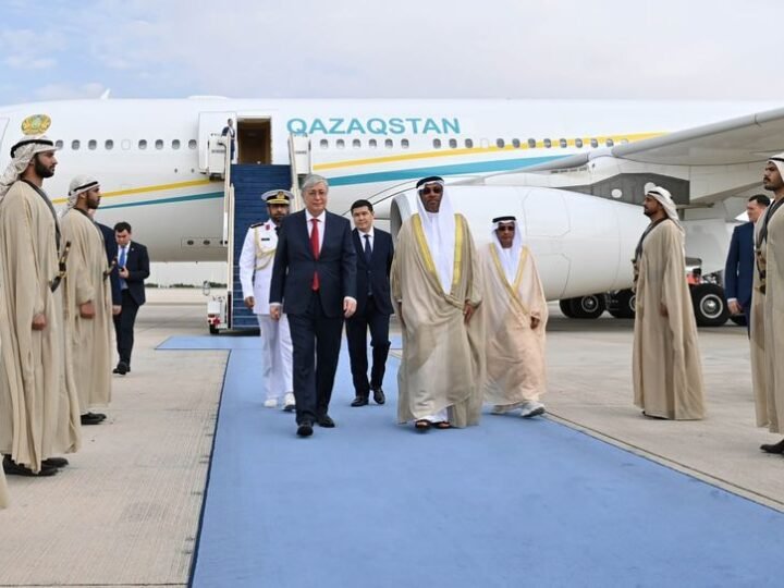 The President of Kazakhstan arrived on an official visit to the UAE